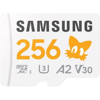 Samsung micro SD-geheugenkaart Sonic the Hedgehog™ Pro Plus 256 GB Wit Samsung micro SD-geheugenkaart Sonic the Hedgehog™ Pro Plus 256 GB Wit