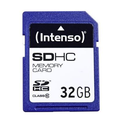 Intenso Class 10 - Flashgeheugenkaart - 32 GB - Class 10 - SDHC Intenso Class 10 - Flashgeheugenkaart - 32 GB - Class 10 - SDHC