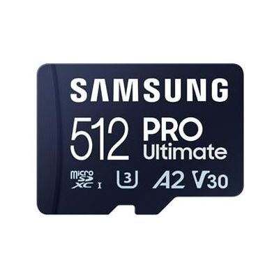 Samsung PRO Ultimate Micro SDXC-geheugenkaart MB-MY512SB 512 GB Blauw Samsung PRO Ultimate Micro SDXC-geheugenkaart MB-MY512SB 512 GB Blauw