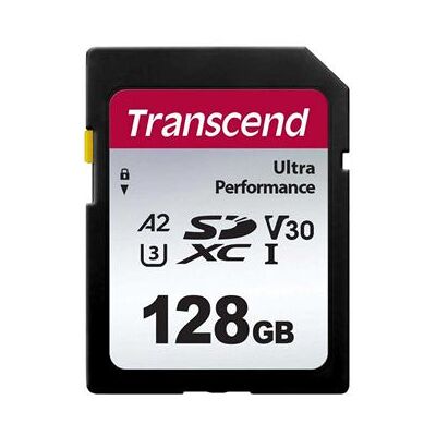 Transcend 340S - Flashgeheugenkaart - 128 GB - A2 / Video Class V30 / UHS-I U3 - SDXC UHS-I Transcend 340S - Flashgeheugenkaart - 128 GB - A2 / Video Class V30 / UHS-I U3 - SDXC UHS-I