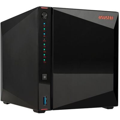 ASUSTOR Nimbustor 4 Gen 2 AS5404T - NAS-server - SATA 6Gb/s - RAID RAID 0, 1, 5, 6, 10, JBOD - RAM 4 GB - 2.5 Gigabit Ethernet - iSCSI ondersteuning ASUSTOR Nimbustor 4 Gen 2 AS5404T - NAS-server - SATA 6Gb/s - RAID RAID 0, 1, 5, 6, 10, JBOD - RAM 4 GB - 2.5 Gigabit Ethernet - iSCSI ondersteuning