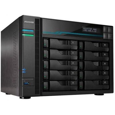 ASUSTOR Lockerstor 10 Pro AS7110T - NAS-server - 10 bays - SATA 6Gb/s - RAID 0, 1, 5, 6, 10, JBOD - RAM 8 GB - 2.5 Gigabit Ethernet / 10 Gigabit Ethernet - iSCSI ondersteuning ASUSTOR Lockerstor 10 Pro AS7110T - NAS-server - 10 bays - SATA 6Gb/s - RAID 0, 1, 5, 6, 10, JBOD - RAM 8 GB - 2.5 Gigabit Ethernet / 10 Gigabit Ethernet - iSCSI ondersteuning