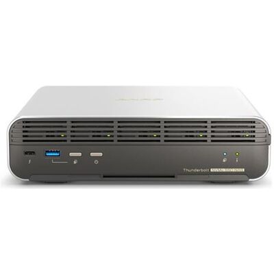 QNAP TBS-H574TX - NAS-server - 5 bays - RAID JBOD, 0, 1, 10, 5, 50, 6, 60, 60 hot spare - RAM 16 GB - 2.5 Gigabit Ethernet / 10 Gigabit Ethernet - iSCSI ondersteuning QNAP TBS-H574TX - NAS-server - 5 bays - RAID JBOD, 0, 1, 10, 5, 50, 6, 60, 60 hot spare - RAM 16 GB - 2.5 Gigabit Ethernet / 10 Gigabit Ethernet - iSCSI ondersteuning