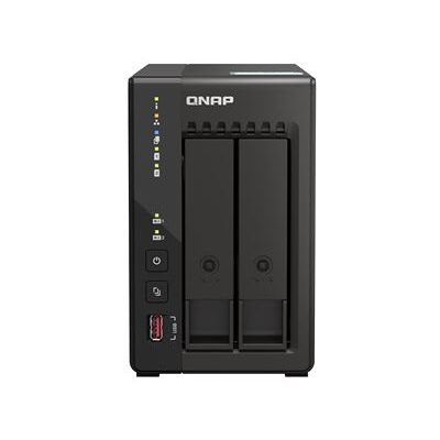 QNAP TS-253E - NAS-server - 2 bays - SATA 6Gb/s - RAID 0, 1, 5, 6, 10, 50, JBOD, 60 - RAM 8 GB - 2.5 Gigabit Ethernet - iSCSI ondersteuning QNAP TS-253E - NAS-server - 2 bays - SATA 6Gb/s - RAID 0, 1, 5, 6, 10, 50, JBOD, 60 - RAM 8 GB - 2.5 Gigabit Ethernet - iSCSI ondersteuning