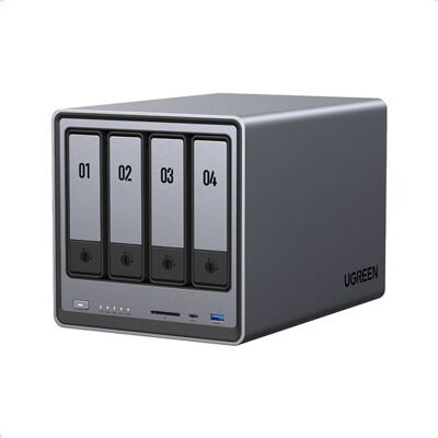 Ugreen Nas-server Ugdxp4800 4 Bays Dxp4800 112 Tb Grijs Grijs Geanodiseerd Ugreen Nas-server Ugdxp4800 4 Bays Dxp4800 112 Tb Grijs Grijs Geanodiseerd