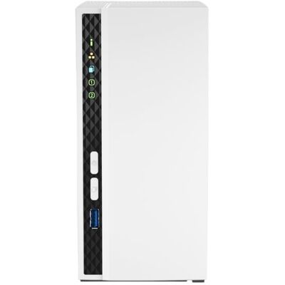 QNAP TS-233 - NAS-server - 2 bays - SATA 6Gb/s - RAID 0, 1, JBOD - RAM 2 GB - Gigabit Ethernet - iSCSI ondersteuning QNAP TS-233 - NAS-server - 2 bays - SATA 6Gb/s - RAID 0, 1, JBOD - RAM 2 GB - Gigabit Ethernet - iSCSI ondersteuning