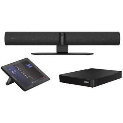 Jabra PanaCast 50 Room System - Videoconferentiekit (Lenovo ThinkSmart Core, PanaCast 50, Lenovo ThinkSmart Controller) - met 3 jaar Lenovo hoogwaardige ondersteuning - gecertificeerd voor Microsoft Teams Rooms Jabra PanaCast 50 Room System - Videoconferentiekit (Lenovo ThinkSmart Core, PanaCast 50, Lenovo ThinkSmart Controller) - met 3 jaar Lenovo hoogwaardige ondersteuning - gecertificeerd voor Microsoft Teams Rooms