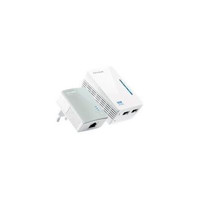 TP-Link TL-WPA4220KIT AV500 WiFi Powerline Extender - Starter Kit - powerline-adapterset HomePlug AV (HPAV) - aansluitbaar aan muur TP-Link TL-WPA4220KIT AV500 WiFi Powerline Extender - Starter Kit - powerline-adapterset HomePlug AV (HPAV) - aansluitbaar aan muur