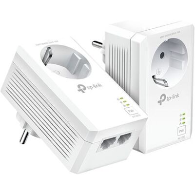 TP-Link Powerline TL-PA7027P - V1 - Starter Kit - bridge - GigE, HomePlug AV (HPAV), HomePlug AV (HPAV) 2.0, IEEE 1901 - aansluitbaar aan muur (pak van 2) TP-Link Powerline TL-PA7027P - V1 - Starter Kit - bridge - GigE, HomePlug AV (HPAV), HomePlug AV (HPAV) 2.0, IEEE 1901 - aansluitbaar aan muur (pak van 2)