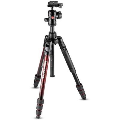 Manfrotto Befree Advanced MKBFRTA4RD-BH - Statief - met Manfrotto 494 Center Ball head Manfrotto Befree Advanced MKBFRTA4RD-BH - Statief - met Manfrotto 494 Center Ball head