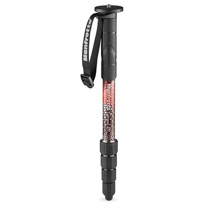 Manfrotto Monopod Element MII Zwart en Rood Manfrotto Monopod Element MII Zwart en Rood