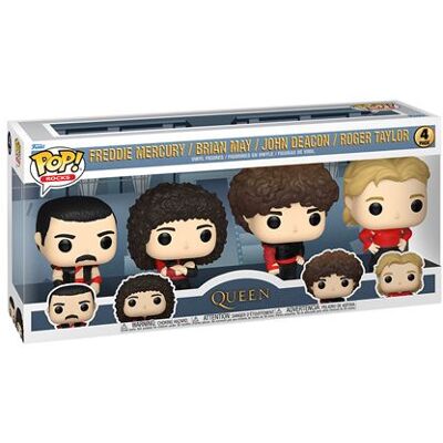 Funko Pop Set 4 Figuren Rocks Queen Radio Gaga Funko Pop Set 4 Figuren Rocks Queen Radio Gaga