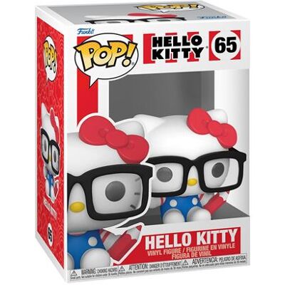Funko Pop Sanrio Hello Kitty HK Nerd actiefiguur Funko Pop Sanrio Hello Kitty HK Nerd actiefiguur