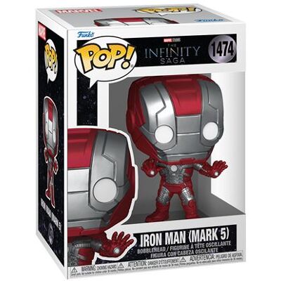 Funko Pop Marvel Iron Man 2 Mark 5 actiefiguur Funko Pop Marvel Iron Man 2 Mark 5 actiefiguur