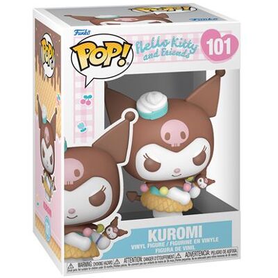 Beeldje Funko Pop Sanrio Hello Kitty en vrienden Kuromi Beeldje Funko Pop Sanrio Hello Kitty en vrienden Kuromi
