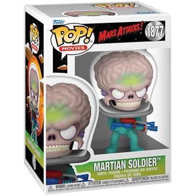 Beeldje Funko Pop Film Mars Attacks Martian Soldier™ Beeldje Funko Pop Film Mars Attacks Martian Soldier™