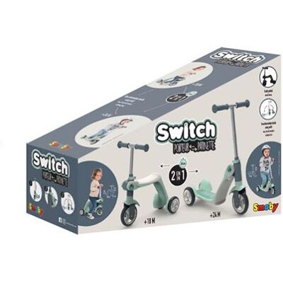 Smoby - Loopfiets Om Te Bouwen Tot Scooter - 3 Wielen - Voor Baby's Van 18 Maanden Tot 4 Jaar - Buitenspelen Smoby - Loopfiets Om Te Bouwen Tot Scooter - 3 Wielen - Voor Baby's Van 18 Maanden Tot 4 Jaar - Buitenspelen
