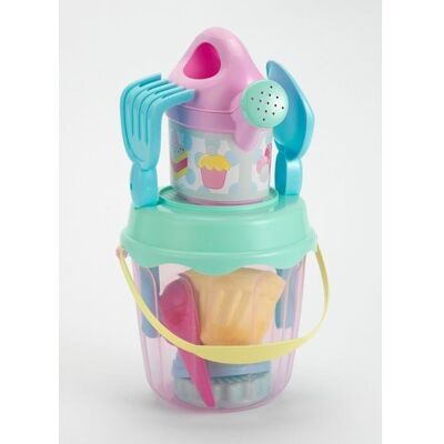 Ecoiffier ECOIFFIE SEAU 16 CM MUFFIN D{LICE TRANSP Ecoiffier ECOIFFIE SEAU 16 CM MUFFIN D{LICE TRANSP