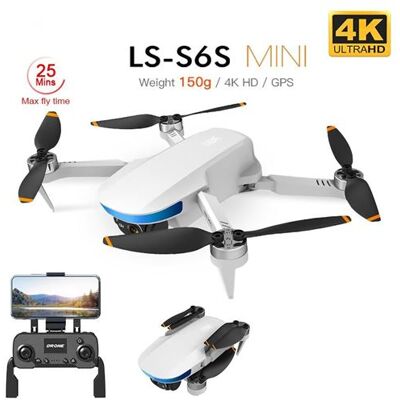 S6S Mini Gps Drone 5G Wifi Fpv Quadcopter Rc Opvouwbare Mini Borstel 4K Levensduur batterij: 25 min wit SZSMART S6S Mini Gps Drone 5G Wifi Fpv Quadcopter Rc Opvouwbare Mini Borstel 4K Levensduur batterij: 25 min wit SZSMART