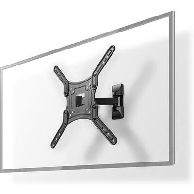 Nedis TVWM1430BK - Haakje - full-motion - voor TV - staal - zwart - schermgrootte: 23"-55" - te bevestigen aan de muur Nedis TVWM1430BK - Haakje - full-motion - voor TV - staal - zwart - schermgrootte: 23"-55" - te bevestigen aan de muur