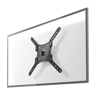 Nedis TVWM1330BK - Haakje - full-motion - voor TV - staal - zwart - schermgrootte: 23"-55" - te bevestigen aan de muur Nedis TVWM1330BK - Haakje - full-motion - voor TV - staal - zwart - schermgrootte: 23"-55" - te bevestigen aan de muur