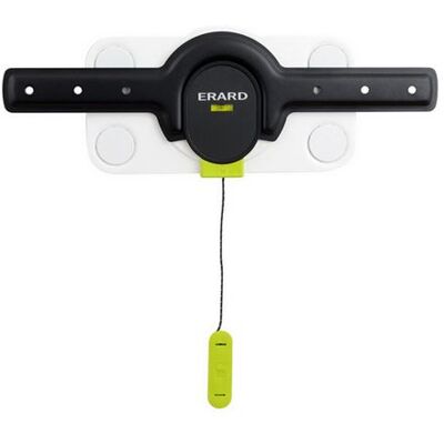 Erard Nilox - Haakje - voor gebogen LCD TV - ijzer - zwart, wit - schermgrootte: maximaal 55" (140 cm) - te bevestigen aan de muur Erard Nilox - Haakje - voor gebogen LCD TV - ijzer - zwart, wit - schermgrootte: maximaal 55" (140 cm) - te bevestigen aan de muur