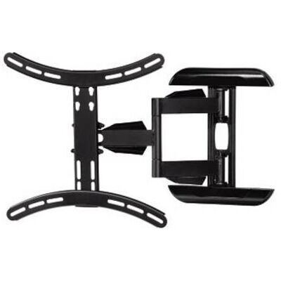 Hama FULLMOTION TV Wall Bracket, 1 star, XL - Bevestigingskit (muurbeugel, 2 muurplaathoezen, 4 kabelgeleiders) - voor TV - staal - zwart - schermgrootte: 23"-56" Hama FULLMOTION TV Wall Bracket, 1 star, XL - Bevestigingskit (muurbeugel, 2 muurplaathoezen, 4 kabelgeleiders) - voor TV - staal - zwart - schermgrootte: 23"-56"