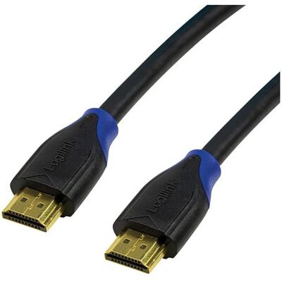 LogiLink High Speed with Ethernet - HDMI-kabel met ethernet - HDMI male naar HDMI male - 7.5 m - zwart - 4K ondersteuning LogiLink High Speed with Ethernet - HDMI-kabel met ethernet - HDMI male naar HDMI male - 7.5 m - zwart - 4K ondersteuning