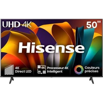 Hisense 50A6N - 50" diagonale klasse A6N Series led-achtergrondverlichting lcd-tv - Smart TV - VIDAA - 4K UHD (2160p) 3840 x 2160 - HDR - Direct LED - zwart Hisense 50A6N - 50" diagonale klasse A6N Series led-achtergrondverlichting lcd-tv - Smart TV - VIDAA - 4K UHD (2160p) 3840 x 2160 - HDR - Direct LED - zwart
