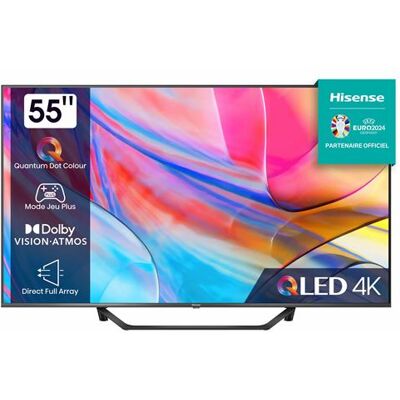 QLED TV Hisense 55A7KQ 139 cm 4K UHD Smart TV Grijs QLED TV Hisense 55A7KQ 139 cm 4K UHD Smart TV Grijs