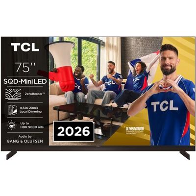TCL SQD-Mini LED TV 75X11L 75" 4K UHD 2026 TCL SQD-Mini LED TV 75X11L 75" 4K UHD 2026