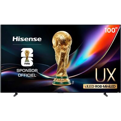 Hisense ULED RGB Mini-LED TV 100UXQ 110" 4K UHD 2025 Hisense ULED RGB Mini-LED TV 100UXQ 110" 4K UHD 2025