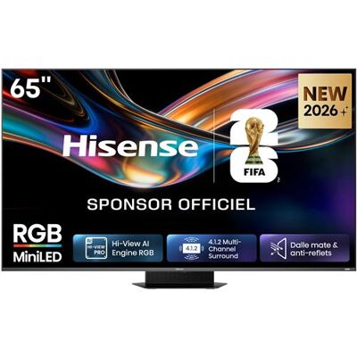 Hisense RGB Mini LED TV 65UR9S 65" 4K UHD 2026 Hisense RGB Mini LED TV 65UR9S 65" 4K UHD 2026