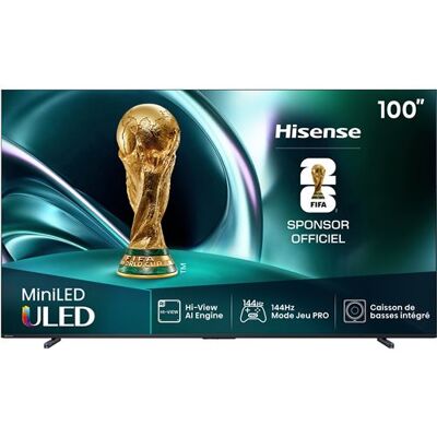 Hisense Mini LED TV 100U7Q 100" 4K UHD 2025 Hisense Mini LED TV 100U7Q 100" 4K UHD 2025