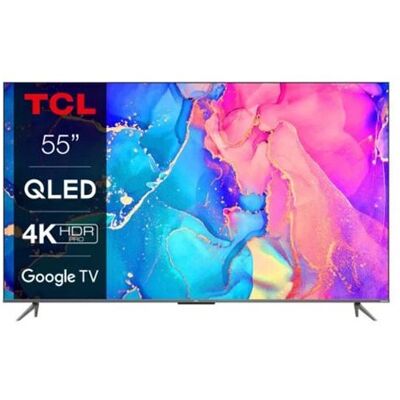 TCL QLED TV 55C631 55" 4K UHD Zilver Refurbished TCL QLED TV 55C631 55" 4K UHD Zilver Refurbished