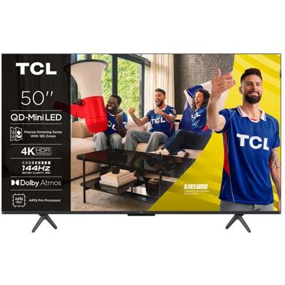 TCL QLED TV 50C69K 50" 4K UHD 2025 TCL QLED TV 50C69K 50" 4K UHD 2025