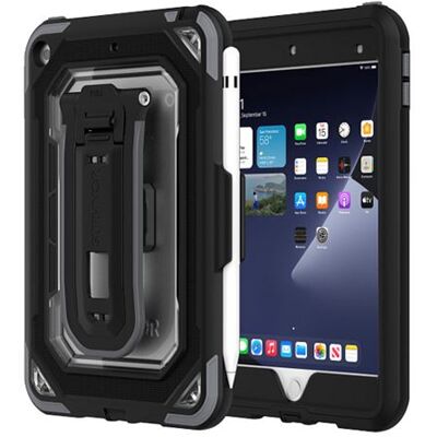 Griffin Survivor All-Terrain - Beschermhoes voor tablet - polycarbonaat, thermoplastic elastomeer (TPE), thermoplastic polyurethaan (TPU) - grijs, zwart, transparant - voor Apple iPad mini 5 (5de generatie) Griffin Survivor All-Terrain - Beschermhoes voor tablet - polycarbonaat, thermoplastic elastomeer (TPE), thermoplastic polyurethaan (TPU) - grijs, zwart, transparant - voor Apple iPad mini 5 (5de generatie)