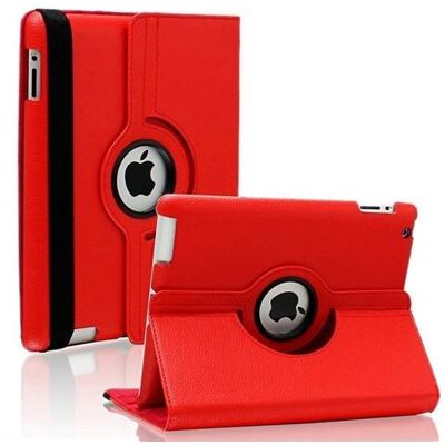 Rode 360 graden draaibare hoes voor Apple iPad AIR 2 - Volledige beschermhoes Cover Portret Landschap Bestand Anti-schokbescherming Elastische sluiting Phonillico® Rode 360 graden draaibare hoes voor Apple iPad AIR 2 - Volledige beschermhoes Cover Portret Landschap Bestand Anti-schokbescherming Elastische sluiting Phonillico®