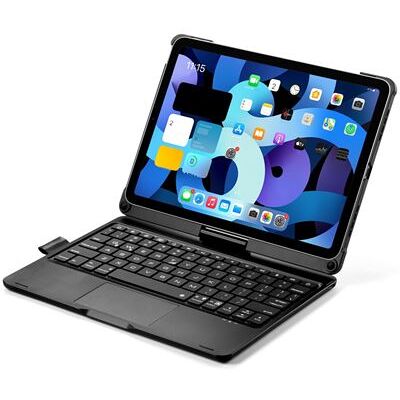 Urban Factory LUMEE - Toetsenbord en foliobehuizing (beschermhoes) - met touchpad - achtergrondverlichting - draadloos - Bluetooth 5.1 - AZERTY - zwart toetsenbord, zwart behuizing - voor Apple 10.9-inch iPad Air; 11-inch iPad Pro (1e generatie, 2e genera Urban Factory LUMEE - Toetsenbord en foliobehuizing (beschermhoes) - met touchpad - achtergrondverlichting - draadloos - Bluetooth 5.1 - AZERTY - zwart toetsenbord, zwart behuizing - voor Apple 10.9-inch iPad Air; 11-inch iPad Pro (1e generatie, 2e genera