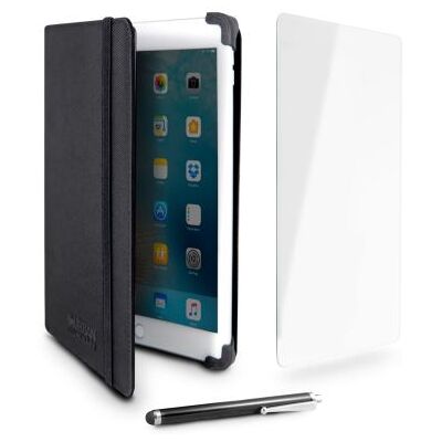 Urban Factory UNIVERSAL STARTER PACK - Flip cover voor tablet - tweed nylon, thermoplastic polyurethaan (TPU) - 10.5" - met schermbeschermer Urban Factory UNIVERSAL STARTER PACK - Flip cover voor tablet - tweed nylon, thermoplastic polyurethaan (TPU) - 10.5" - met schermbeschermer