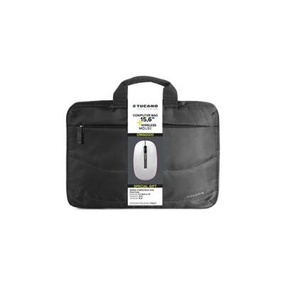 Pack Tucano Sacoche Idea antichoc pour PC 15" Noir + Souris sans fil Blanche Pack Tucano Sacoche Idea antichoc pour PC 15" Noir + Souris sans fil Blanche