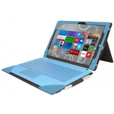 Urban Factory Elegant Folio Surface Pro 4 Bright Blue - Flip cover voor tablet - namaakleer - blauw - voor Microsoft Surface Pro 4 Urban Factory Elegant Folio Surface Pro 4 Bright Blue - Flip cover voor tablet - namaakleer - blauw - voor Microsoft Surface Pro 4
