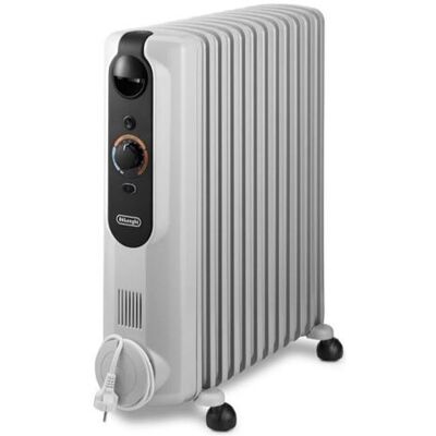 DeLonghi Olieradiator TRRSE1225 2500 W Wit DeLonghi Olieradiator TRRSE1225 2500 W Wit