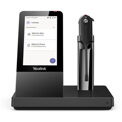 Yealink WH67 - Headset - inwendig - omkeerbaar - DECT / Bluetooth - draadloos - gecertificeerd voor Microsoft Teams Yealink WH67 - Headset - inwendig - omkeerbaar - DECT / Bluetooth - draadloos - gecertificeerd voor Microsoft Teams