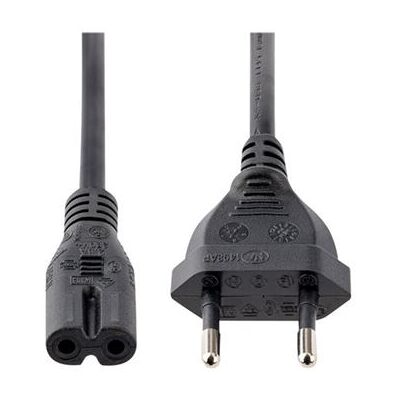 StarTech.com 2m Laptop Stroomkabel, EU Plug naar C7, 2.5A 250V, 18AWG - Voedingskabel - Europlug (P) naar power IEC 60320 C7 - 250 V wisselstroom V - 2.5 A - 2 m - zwart - Europa StarTech.com 2m Laptop Stroomkabel, EU Plug naar C7, 2.5A 250V, 18AWG - Voedingskabel - Europlug (P) naar power IEC 60320 C7 - 250 V wisselstroom V - 2.5 A - 2 m - zwart - Europa