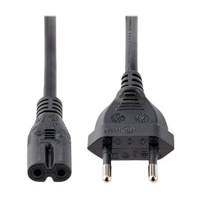 StarTech.com 3m Laptop Stroomkabel, EU Plug naar C7, 2.5A 250V, 18AWG - Voedingskabel - Europlug (P) naar power IEC 60320 C7 - 250 V wisselstroom V - 2.5 A - 3 m - zwart - Europa StarTech.com 3m Laptop Stroomkabel, EU Plug naar C7, 2.5A 250V, 18AWG - Voedingskabel - Europlug (P) naar power IEC 60320 C7 - 250 V wisselstroom V - 2.5 A - 3 m - zwart - Europa