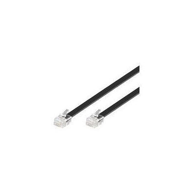 EET Nordic MicroConnect Modular Straight - Telefoonkabel - RJ-12 (M) naar RJ-12 (M) - 10 m - zwart EET Nordic MicroConnect Modular Straight - Telefoonkabel - RJ-12 (M) naar RJ-12 (M) - 10 m - zwart
