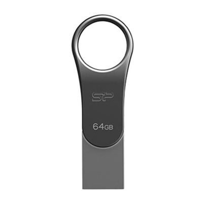 SILICON POWER Mobile C80 - USB-flashstation - 64 GB SILICON POWER Mobile C80 - USB-flashstation - 64 GB