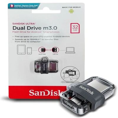 Générique SanDisk Flash Drive Ultra Dual Drive USB 3.0 m3.0 OTG 32 GB Générique SanDisk Flash Drive Ultra Dual Drive USB 3.0 m3.0 OTG 32 GB
