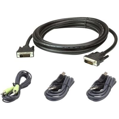 ATEN 2L-7D03UDX4 - Kabelpakket voor toetsenbord / video / muis (TVM) - TAA Compliant ATEN 2L-7D03UDX4 - Kabelpakket voor toetsenbord / video / muis (TVM) - TAA Compliant